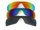 Galaxylense replacement for Oakley Batwolf Black&Blue&Red Polarized 3PAIRS